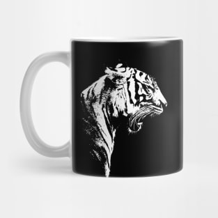 White Tiger #2 white only Mug